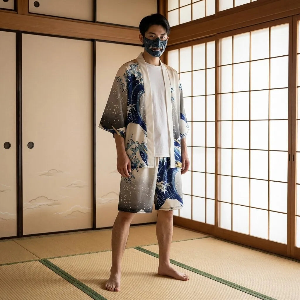 Kimono Waves Pattern