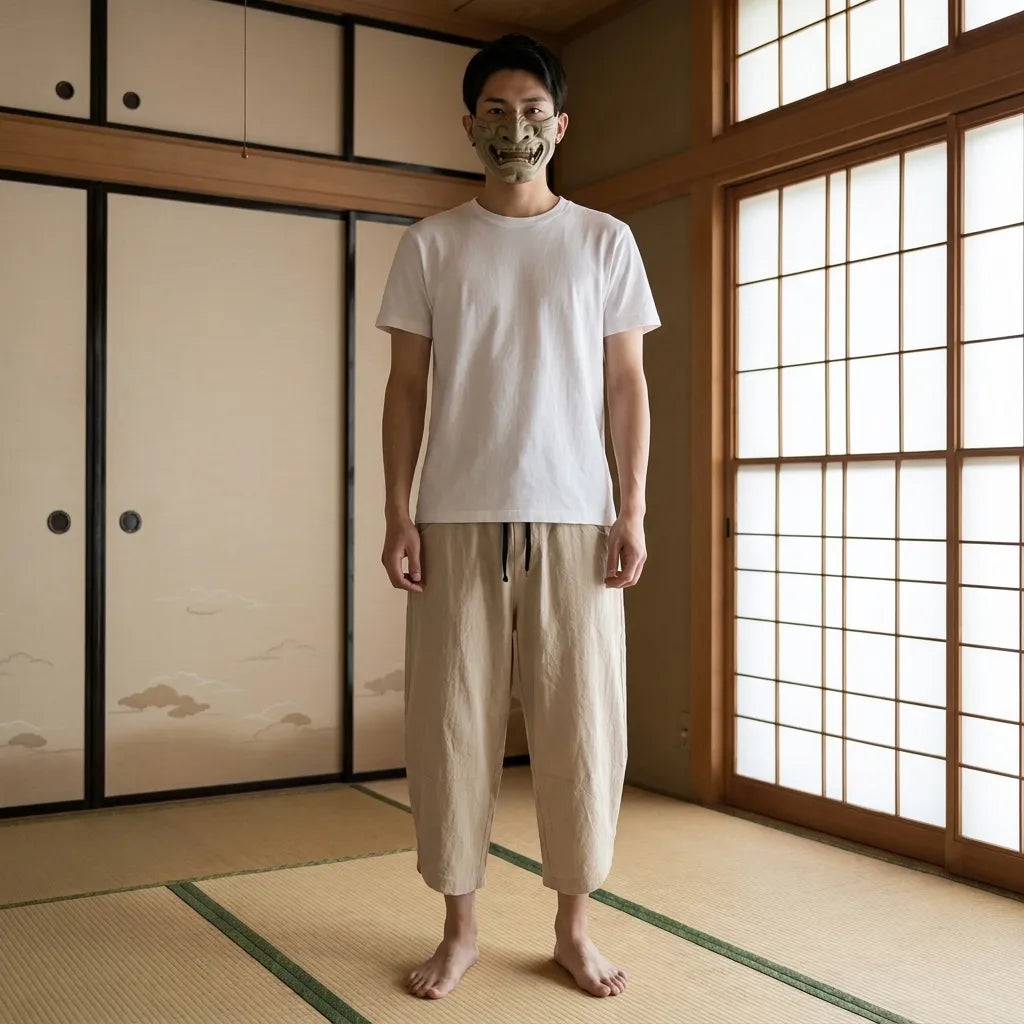 Japanese Cropped Pants