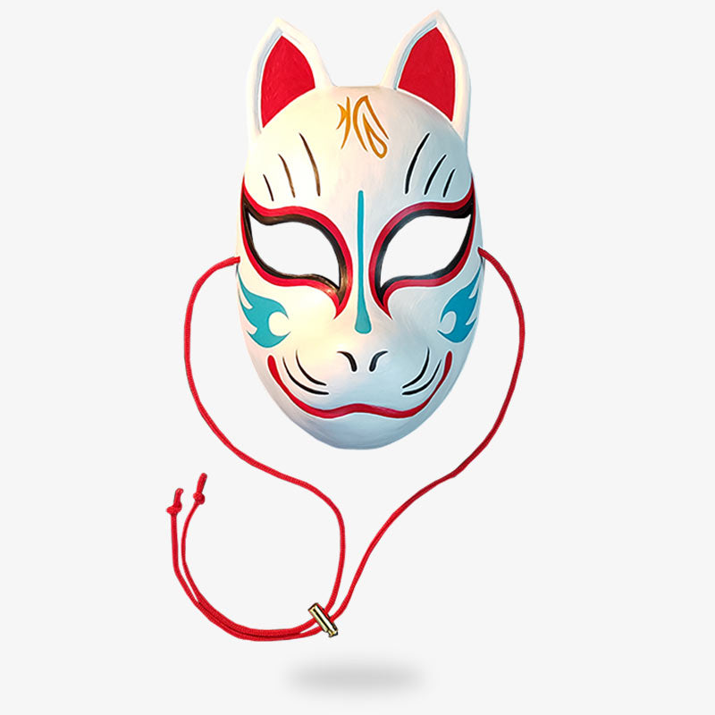 Japanese fox mask for sale are very popular in harajuku pop culture and the Ninja universe