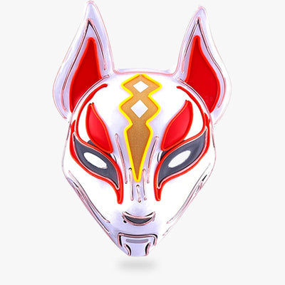 The japanese led mask is a kistune mask. It symbolizes the fox kami from shinto