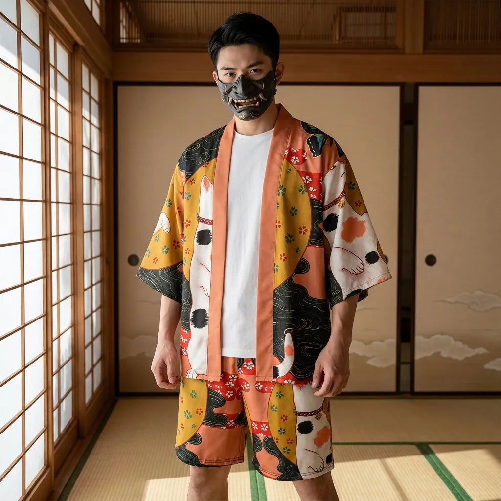 Men Kimono Shirt