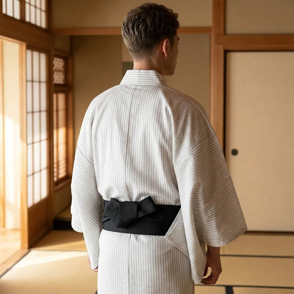 Striped Kimono Men