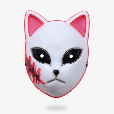 This sabito mask is a manga mask inspired by the Kitsune fox and the manga demon slayer