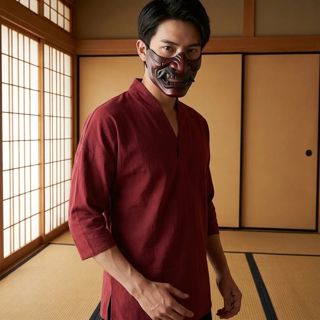 Red Japanese Shirt