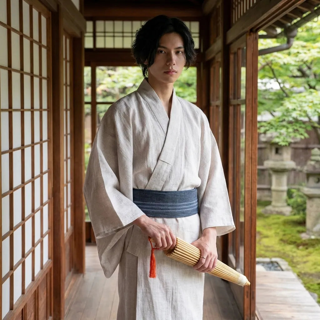 White Kimono Men