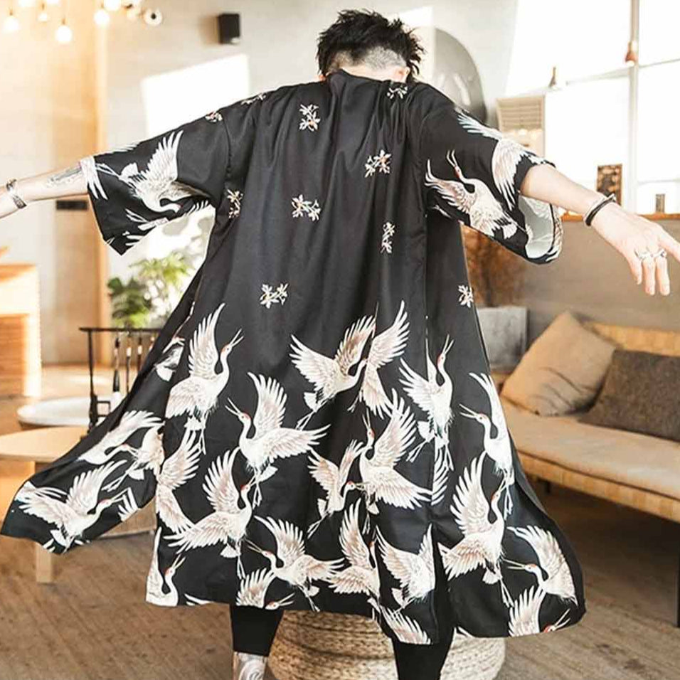 Men's Interior Kimono Jacket