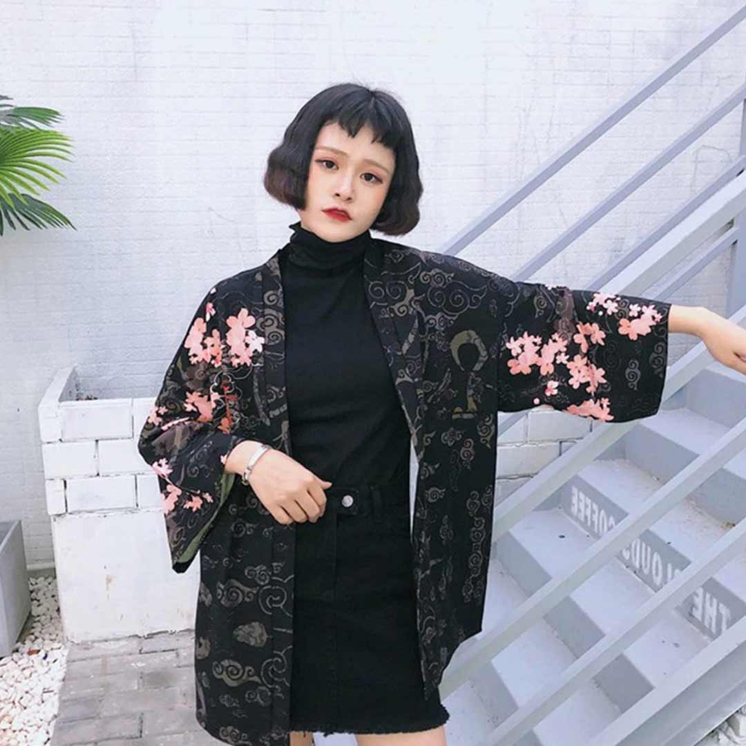 Elevate your wardrobe with the womens dragon kimono robe, combining timeless dragon motifs with a luxurious fabric for a striking look.