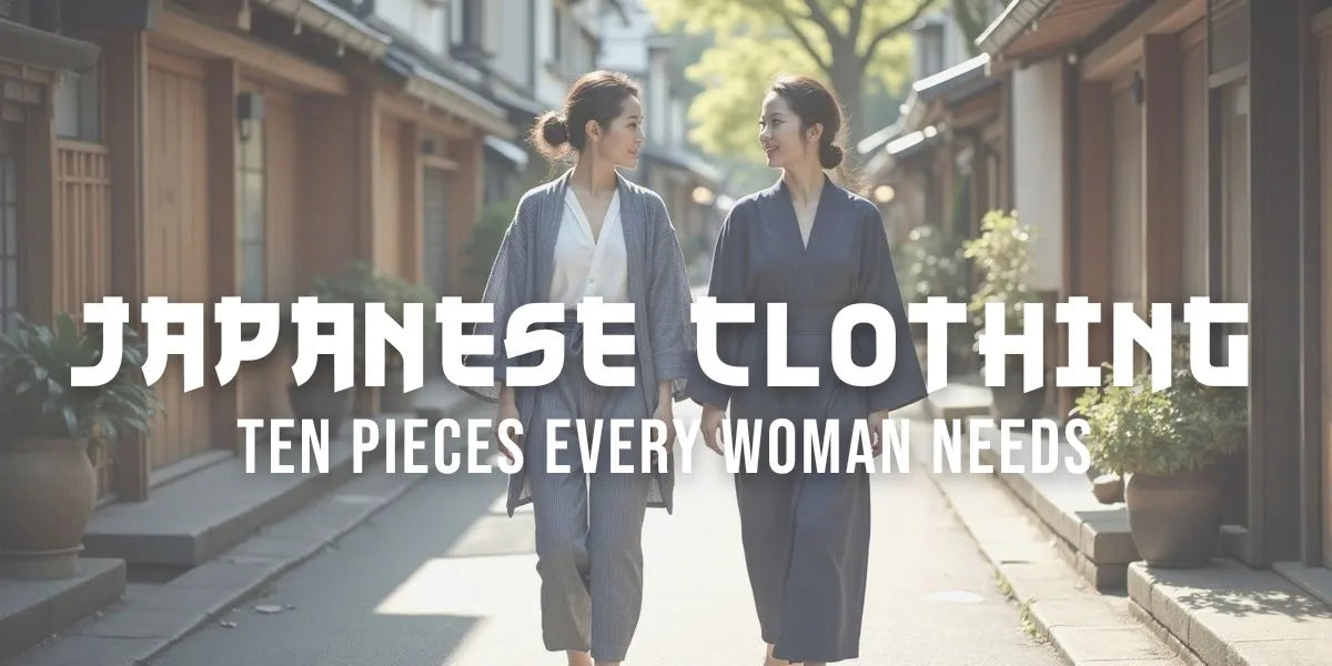 Two women in haori jacket, kimono dress with obi belt and yukata on Tokyo street