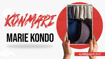 Konmari storage: Marie Kondo method