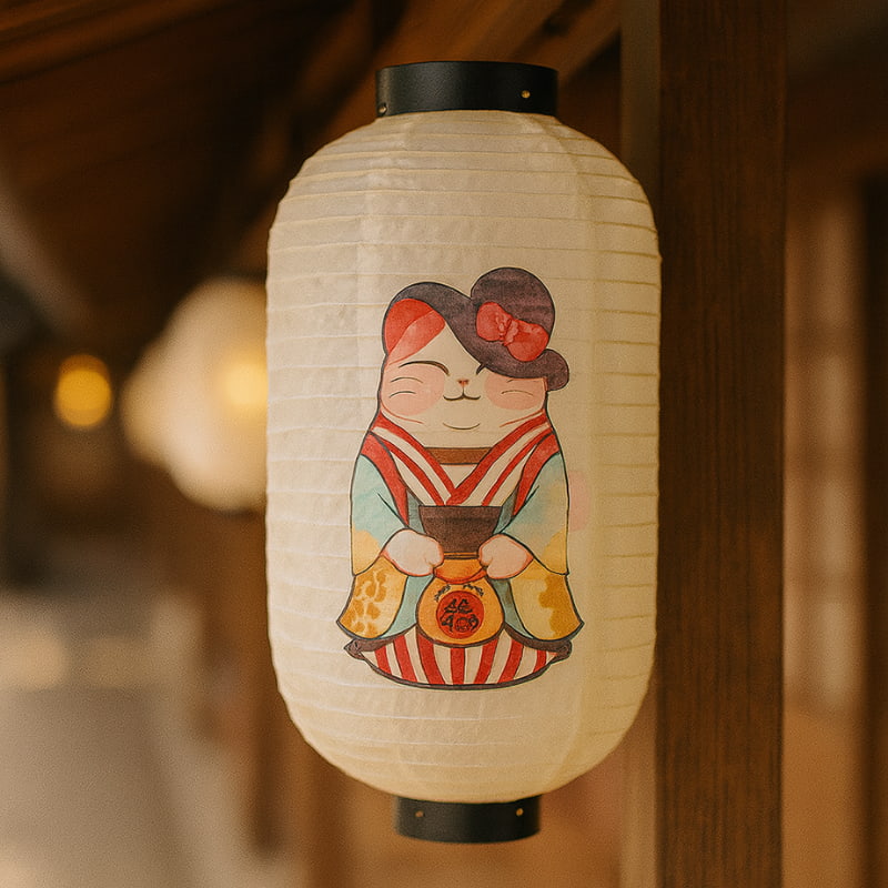 Japanese Cat Lantern