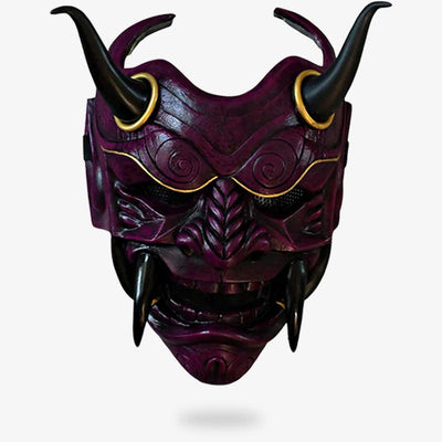 The full Oni mask protects the samurai's face. Buying a Japanese mask is perfect for anyone with a passion for Japan.
