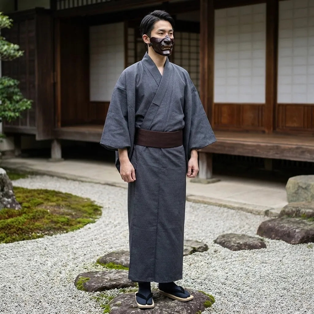 Gray Yukata