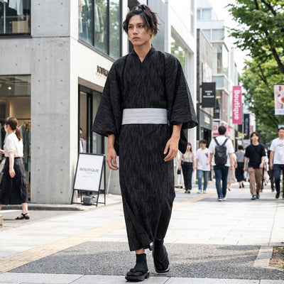 Japanese Kimono Robe Mens