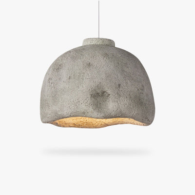 Japanese Chandelier with Wabi sabi style decor