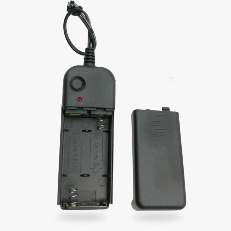 The Japanese Led Mask battery is black