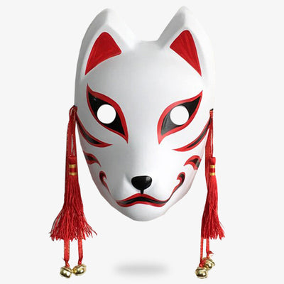 the anbu mask is a ninja accessory in the Naruto manga. Shinobi hide their faces with this kitsune mask