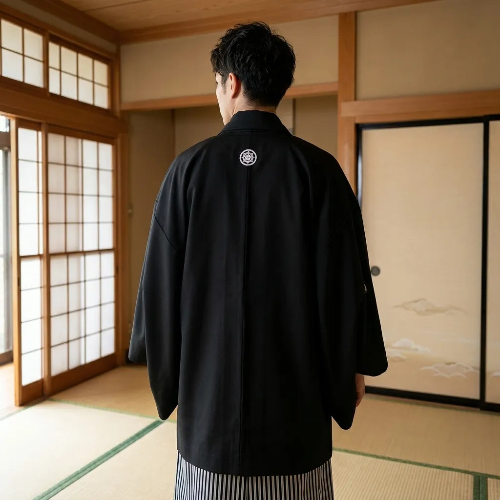 Black Japanese Kimono