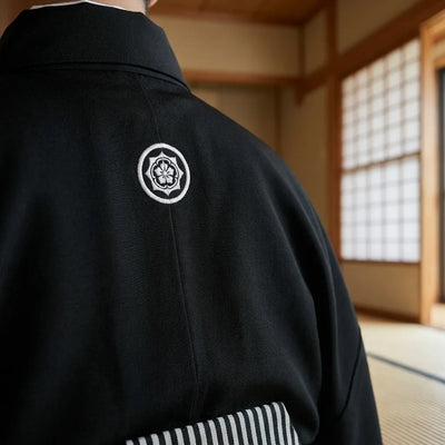 Black Japanese Kimono
