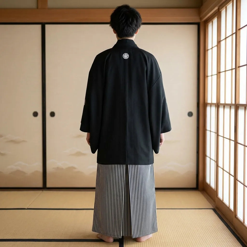 Black Japanese Kimono