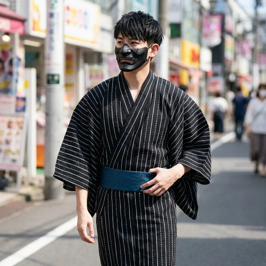 Black Kimono Cosplay