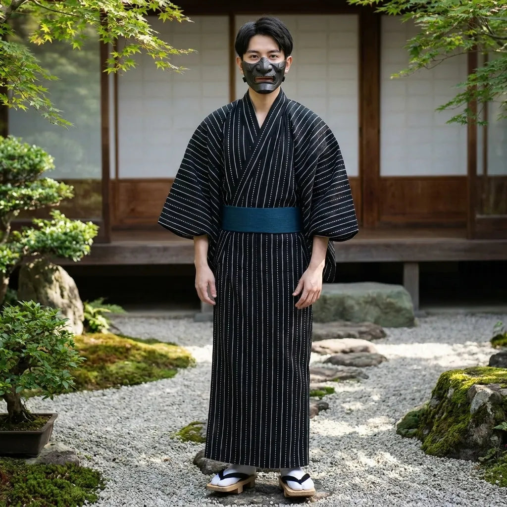 Black Kimono Cosplay