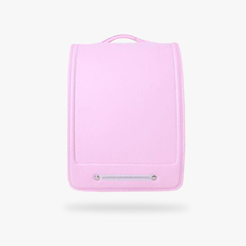 This Japanese school bag is a blue randoseru satchel.