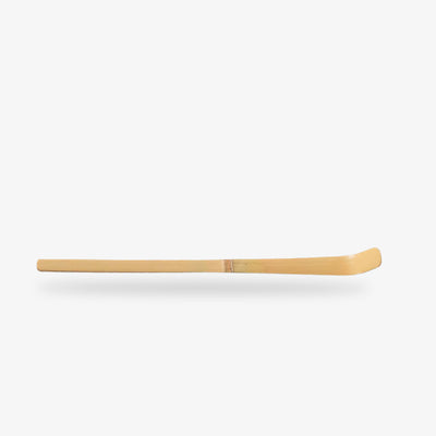 Chashaku bamboo scoop, traditionally used for measuring matcha powder in Japanese tea ceremonies