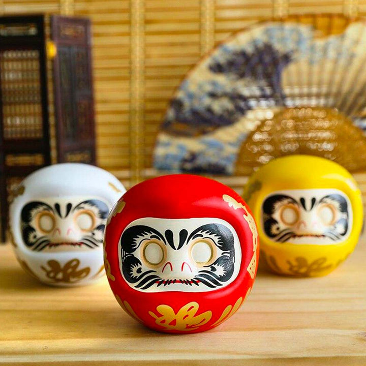 Red Daruma Doll Charm