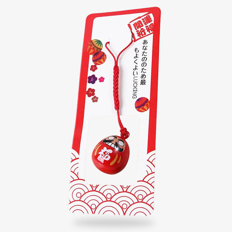 The Daruma keychain is a Japanese charm for perseverance and luck, perfect for those setting personal goals