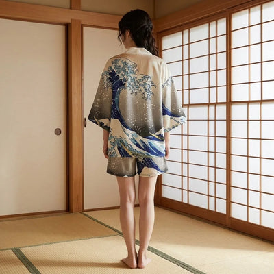 Kimono Waves Pattern
