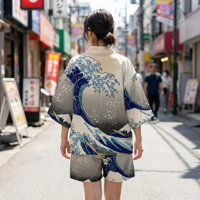 Kimono Waves Pattern