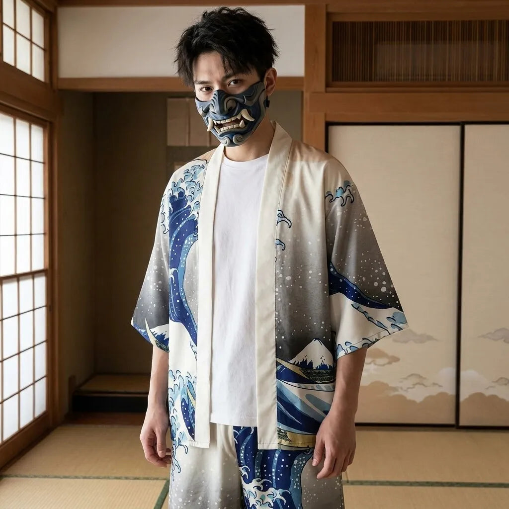 Kimono Waves Pattern