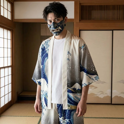 Kimono Waves Pattern