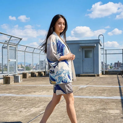 Kimono Waves Pattern