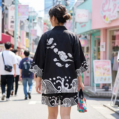Mens Kimono Shirt