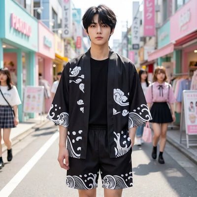 Mens Kimono Shirt