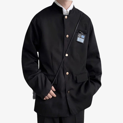 A gakuran students Jacket with gold buttons