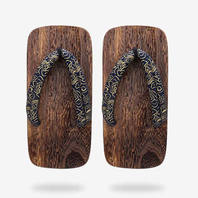 Artisan-crafted geta wooden Japanese sandals, showcasing the timeless beauty of natural wood craftsmanship