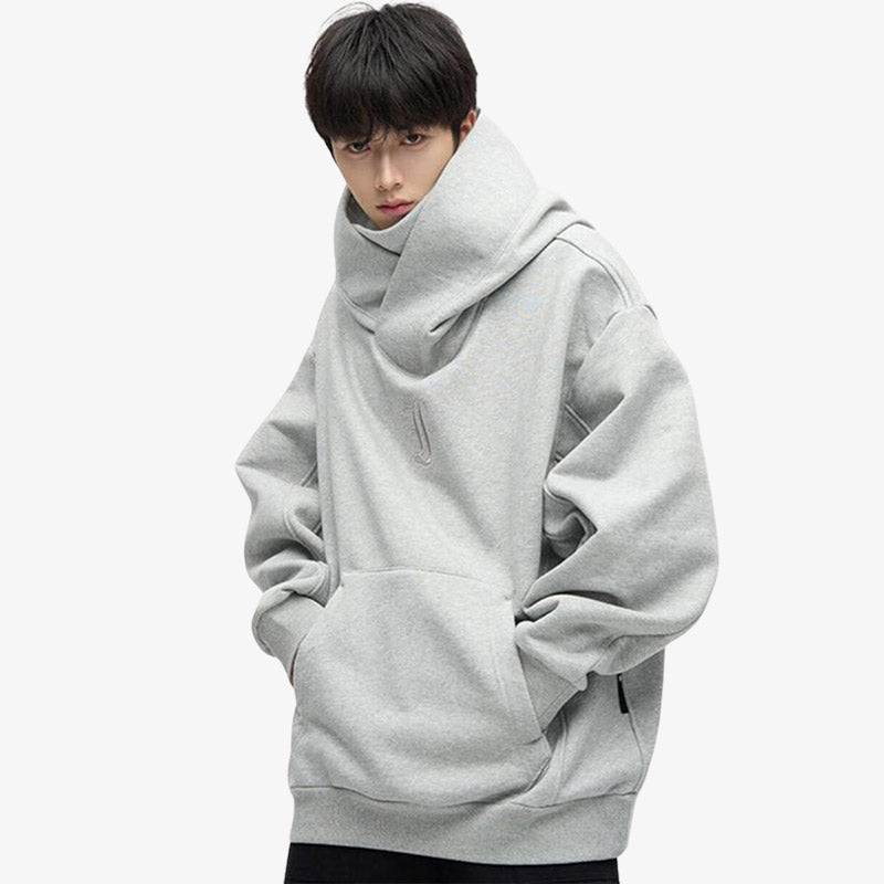トップス andwang kirakira v neck hoodie gray Harajuku Hoodie | KimuraKami