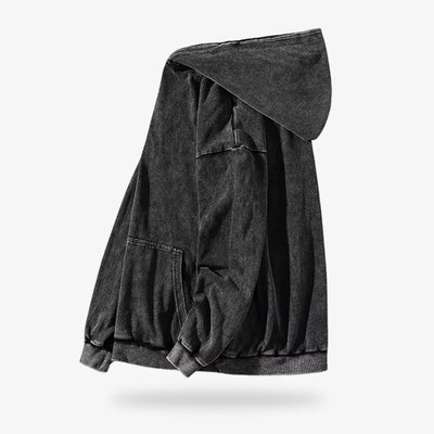 the harajuku lovers hoodie is black colored