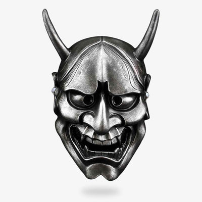 For this japan hannya mask purchase, receive a splendid demon mask with teeth and horns.