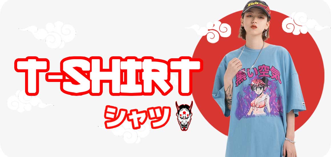 japanese aesthetic shirt are inspired by Japanese streetwear from Harajuku Tokyo. Find oversize shirt and choose your color or the materials (cotton, synthetic). Feel free to have a look to Japanese symbols inspired by manga aesthetic and shinto.