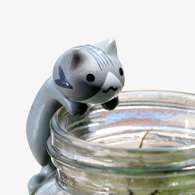 A cute japanese cat cartoon Kawaii Maneki neko figurine in kawaii style