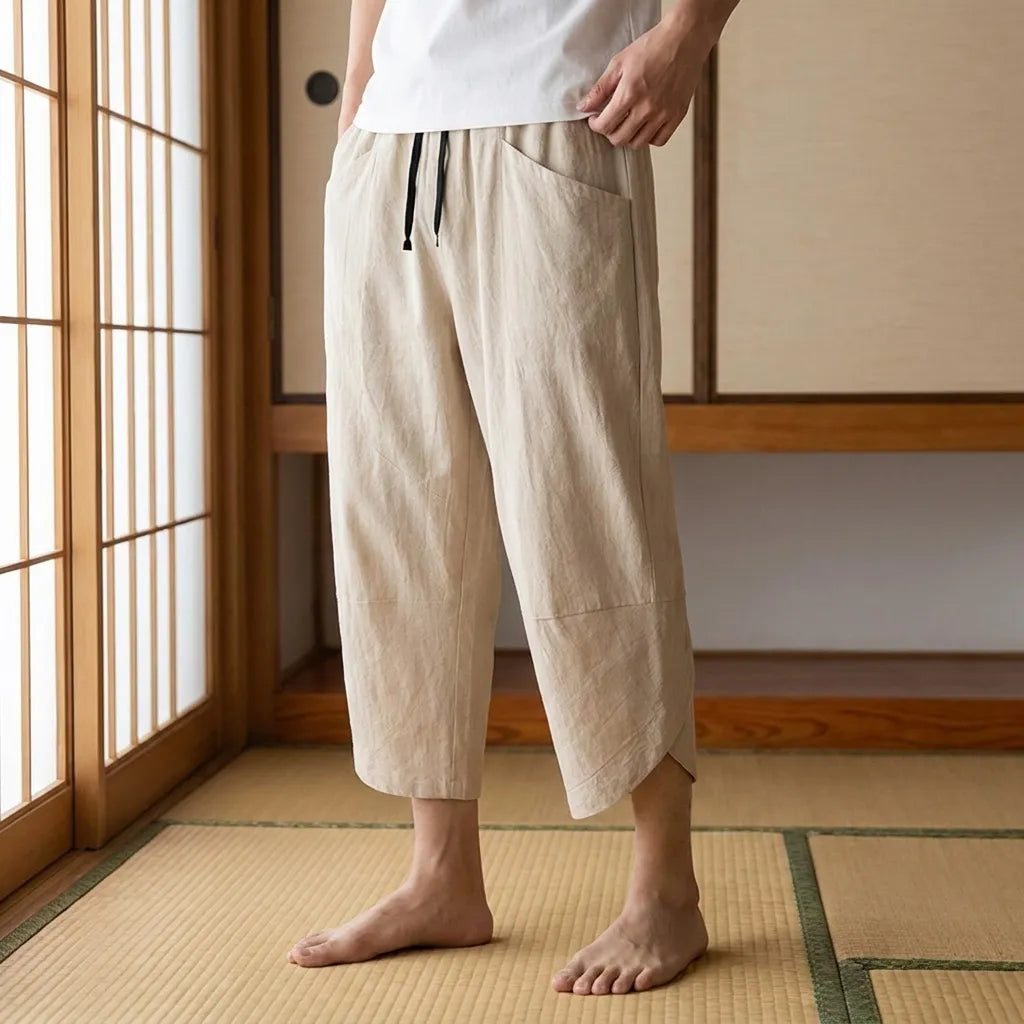 Japanese Cropped Pants