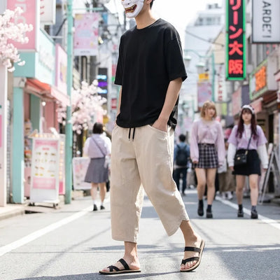 Japanese Cropped Pants