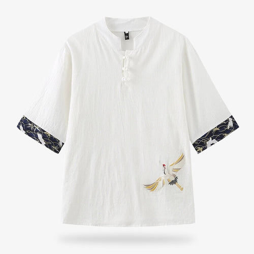 Japanese Embroidered T Shirt