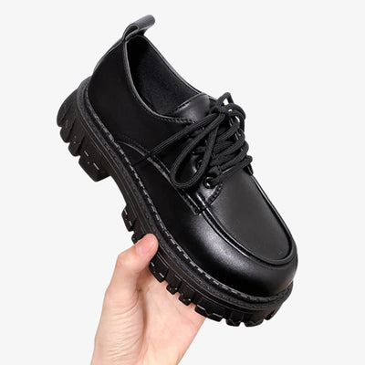 Those black Japanese female school uniform shoes are designed for traditional Japanese school uniforms, offering a classic and polished look.