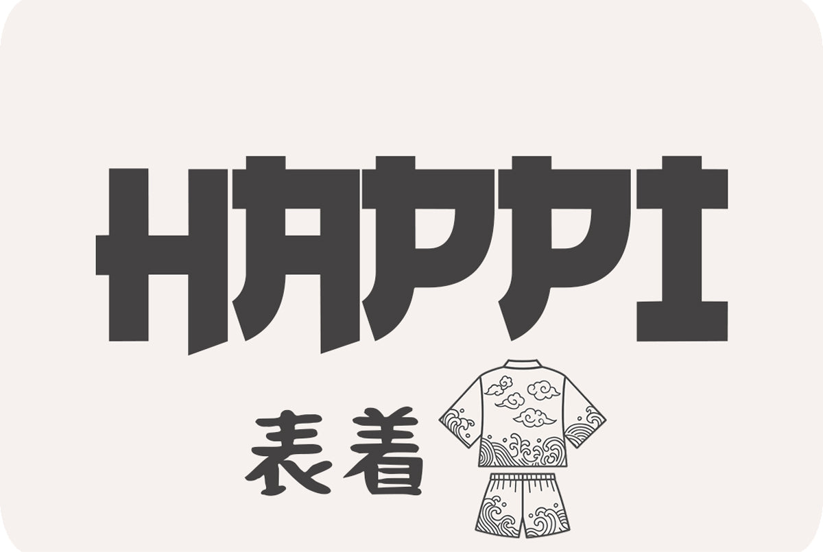 a japanese happi collection inspire by japanese clohting and traditional outfit