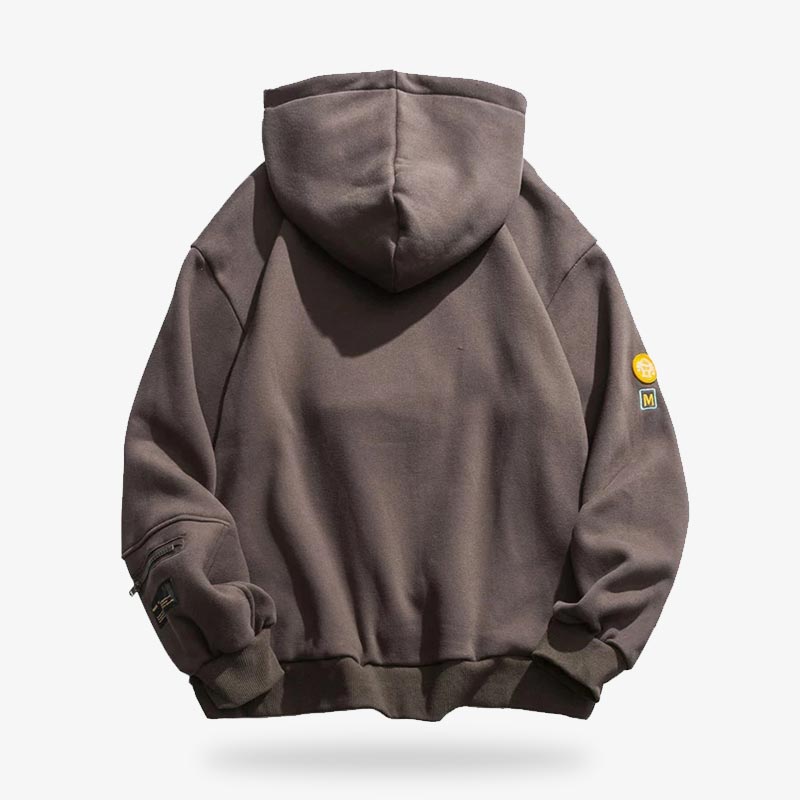 The japanese hoodie grey is a streetwear sweatshirt with a minimalism design