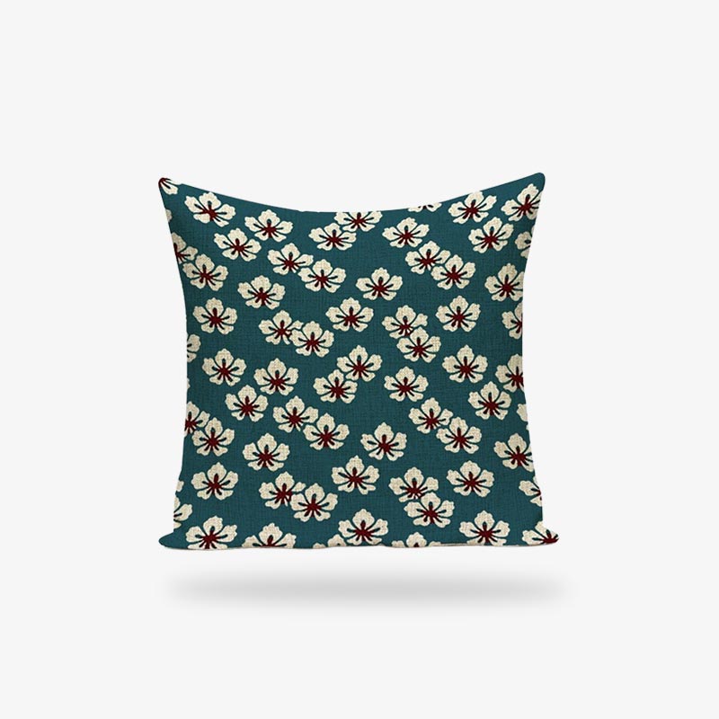 The Japanese inspired cushion covers feature traditional Japanese motifs, adding a touch of cultural elegance to any living space.